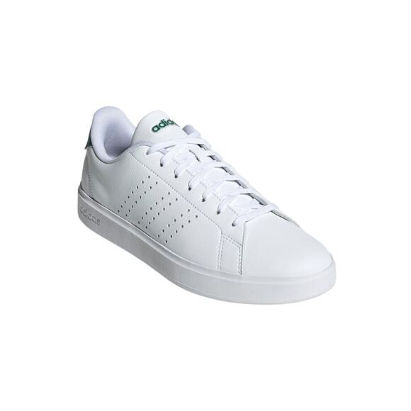 NWT Adidas Men’s Advantage 2.0 Sneakers White/Black/Collegiate Green Size 9